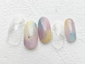 リーチェ ビューティアンドネイルサロン 大名店(Beauty&Nail Salon)/春色ニュアンス☆