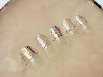 ネイルサロン フローリア(nail salon Florir)/パッツンラメフレンチネイル