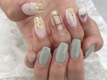 プティ(petit)/定額/手書きアート/落書きネイル