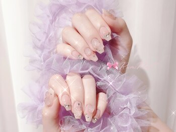 ワンホンネイル 新宿(Rumi Nail)/アートやり放題/持ち込み/バラ