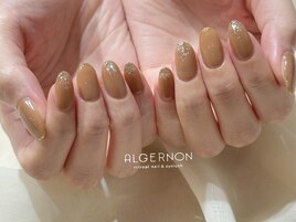 秋のブラウンネイル