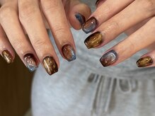 ミティネイル 北中城(mittynail)/秋ニュアンスネイル★持ち込み