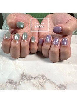 エリー(ellie)/ちぐはぐマグネットネイル