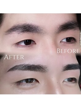 アニーアンドジーノ ウタヅ(Annie&Gino utazu)/宇多津メンズ眉毛スタイリング