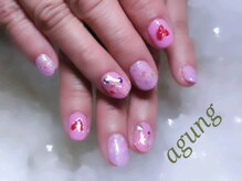 アグン(agung)/バレンタインネイル