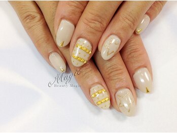 ネイルサロン ビューティーマジック 川口店/シンプルスタッズネイル