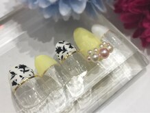 ツメトトノウ/シルエット手書きフラワー