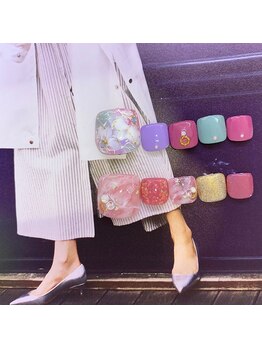 ネイルサロンアンドスクール ノーブル(noble)/フットデザイン