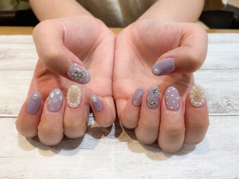 ネイルアルケー(Nail ARCHE)/ガーリーパールネイル