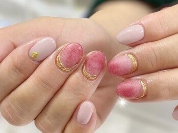ネイルズミューコ(nail's MyuCo)/大人ガーリーなファーデザイン