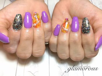 ネイルグラマラス 西新井店/《パラジェル》秋インクDesign