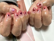 デューネイルスタジオ(dew nail studio)/ピンク バレンタイン