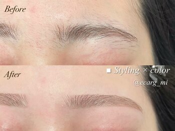 エサージュ 池袋店/眉毛スタイリング/眉カラー/河田