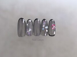 シースルーフレンチネイル