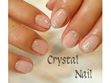 クリスタルネイル イオンモール広島府中店(CRYSTAL NAIL)/ラメ＆銀箔ネイル