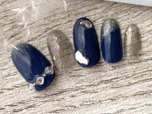 ホナ(HONA)/ネイビーネイル