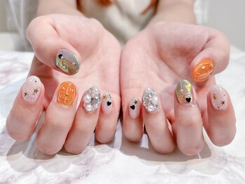 ラルネイル 大宮(Lull. nail)/#ハロウィン #かぼちゃ #お化け