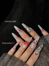 コル(COL.)/バレンタインネイル