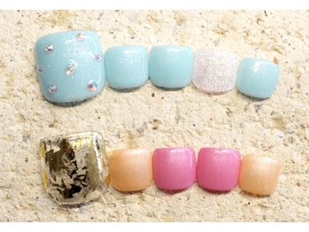 ネイルサロン アテナ(Athena)/【フット選べるデザイン】