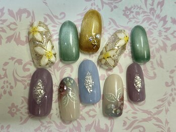 ネイルサロン ヴィヴィ(nail salon ViVi)の写真/2カ月ごとのデザインキャンペーン実施中！季節感抜群のネイルで指先を彩りませんか？◎長さだし/フィルイン