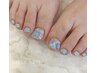 【オフ別】90分コース☆デザイン持ち込みフットジェルネイル♪￥11000