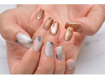 ネイルサロン Smith(スミス)/ちぐはぐニュアンスジェル9350円