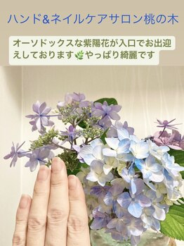 桃の木 吉祥寺店/ネイルケアでリラックス効果