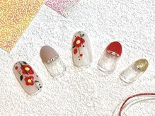 ハーフバックス 堀之内店/和ネイル