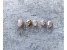シンプリー ネイルアンドアイラッシュ 祖師谷大蔵店(Simpliee Nail&Eyelash)/キルティングネイル