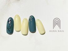 オーラ レアレア市川店内(AURA)/チューリップ手書きアート