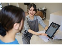 十分な説明をして、同意を得て施術に移ります☆