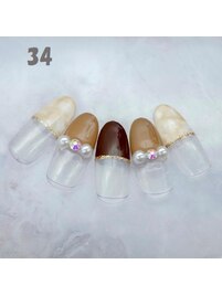 ハンドネイル：No.34