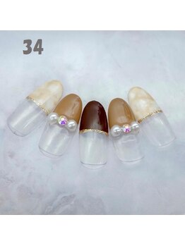 はあとねいる 大和店/ハンドネイル:No.34