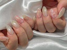 バベル 京橋店(Babel)/ふんわりチェックネイル