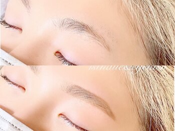 ファーストネイルアンドアイラッシュ 札幌駅前店(1stNAIL&eyelash)/眉毛wax間引き＋メイク仕上げ