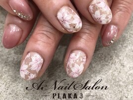 20/12/19　フラワーnail