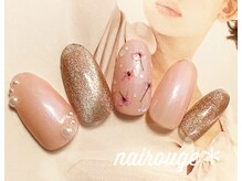 ネイル―ジュ 札幌大通店(nairouge*)/お花×マグネットネイル♪