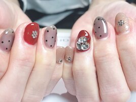 シースルードットネイル♪