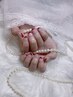 【Hand】クリアベース☆カラグラorフレンチ6,500円