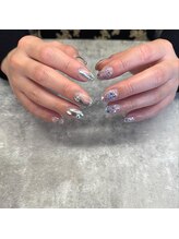 アンネ 伊丹店(ANNE)/シルバー×クリアxホロ　