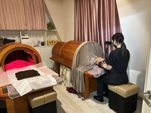 康福の雰囲気（よもぎ含む当店独自の95種類漢方使用♪寝ながら”全身発汗！）