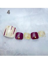 はあとねいる 町田店/フットネイル：No.4