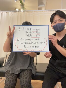 ナオ接骨院(NAO接骨院)/-9kgで膝痛消失!