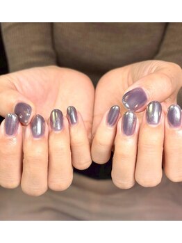 アトリエハルミナ バイ バラ 三島店(atelierharumina by valla)/グレイッシュパープル/秋カラー