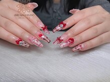 ウメネイルスタジオ(UME NAIL STUDIO)/* 長 さだしやり放題×つけ放題
