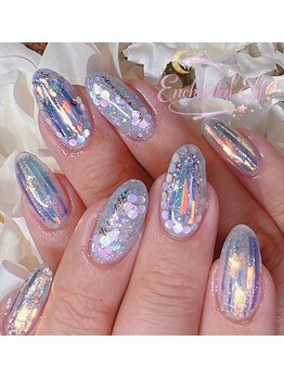 【三郷駅】うる艶オーロラネイル