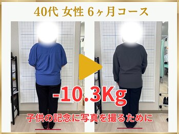 東広島あい整体院/40代ダイエット実績