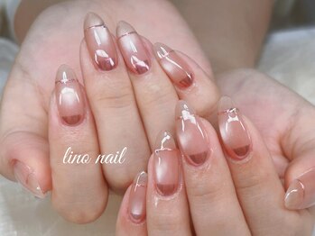 リノネイル(Lino Nail)の写真/フィルインで自爪を大切に♪長さ出しも叶う持ち込みデザインが得意なサロン!