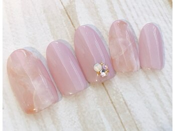 アミネイルズ(AmiNails)/タイダイ×ストーン♪