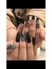 黒ネイル